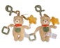 Baby Activity Bear with Clip, Teether and Squeaker (18cm) (PK6) PT-26-0024
