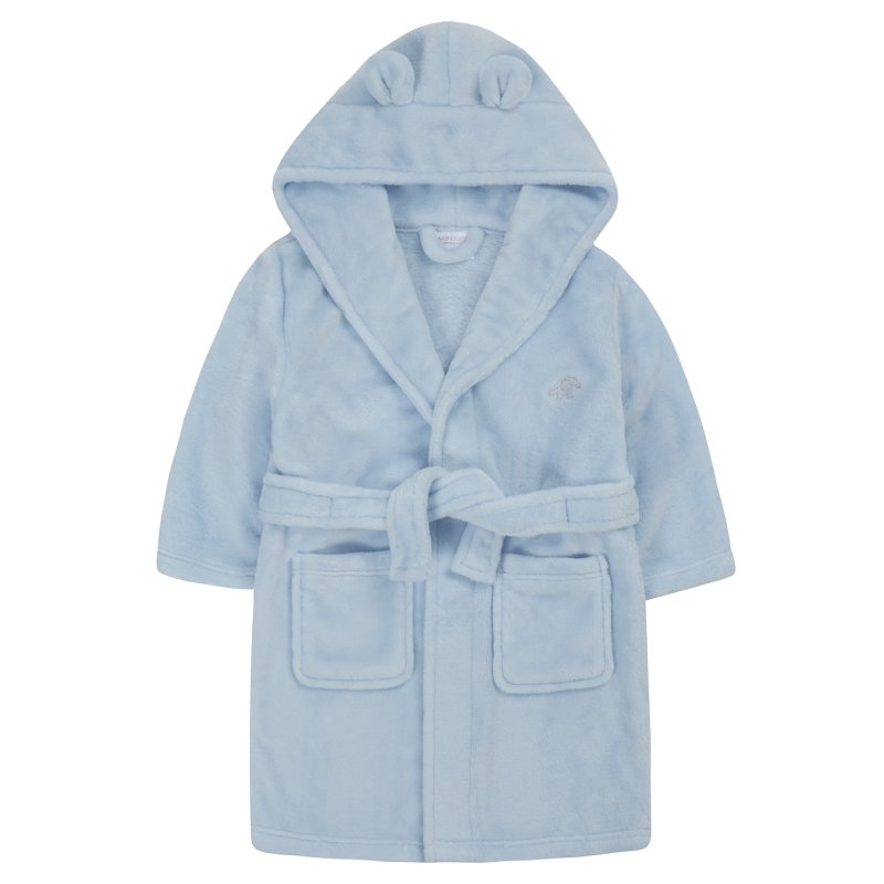 INFANT BLUE HOODED DRESSING GOWN (2-4 YEARS) (PK6) 18C20524