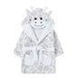 Baby Embossed All Over Print Zebra Hooded Dressing Gown (6-24 Months) (PK6) 18c539