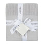 Grey Knitted Cellular panel Blanket (70x110cm) 19C227g - Kidswholesale.co.uk