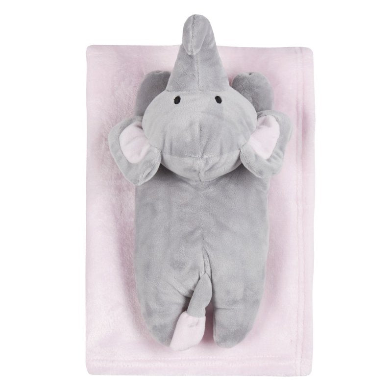 Luxury Baby Plush Blanket & Toy - Pink (75x100cm) (PK1) 19C230