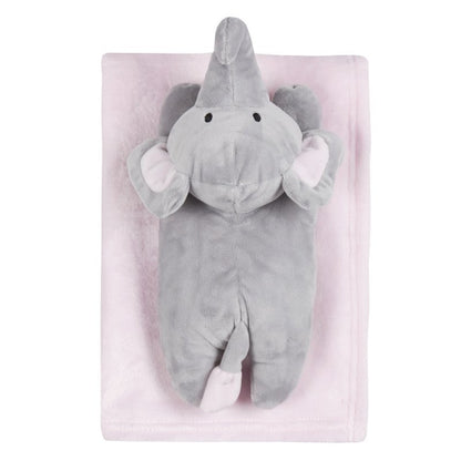Luxury Baby Plush Blanket & Toy - Pink (75x100cm) (PK1) 19C230