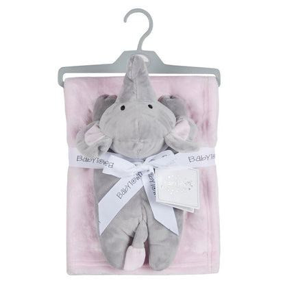 Luxury Baby Plush Blanket & Toy - Pink (75x100cm) (PK1) 19C230