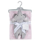 Luxury Baby Plush Blanket & Toy - Pink (75x100cm) (PK1) 19C230