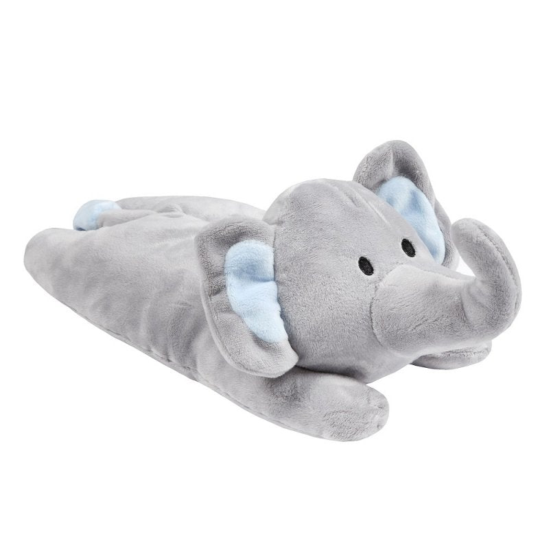 BABY LUXURY PLUSH BLANKET WITH ELEPHANT TOY- SKY - 19C231
