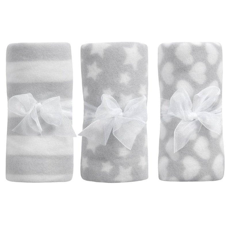 Grey Soft Fleece Assorted Blankets (PK12) (75x75cm) 19C238