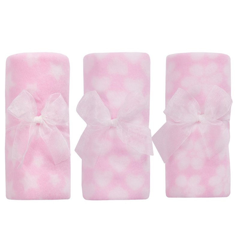 Baby Soft Fleece Roll Blanket - Pink (75X75cm) (PK6) 19C246