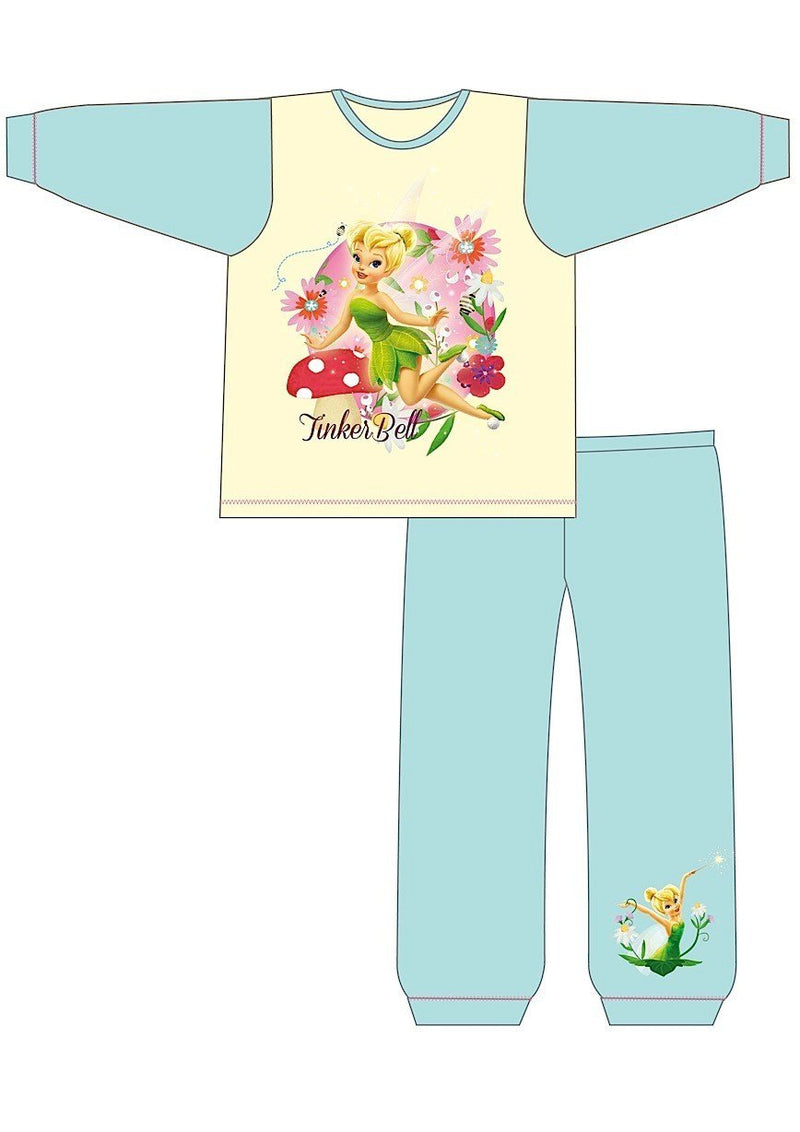 GIRLS TODDLER TINKERBELL SNUGGLE FIT PJS Z01 23078