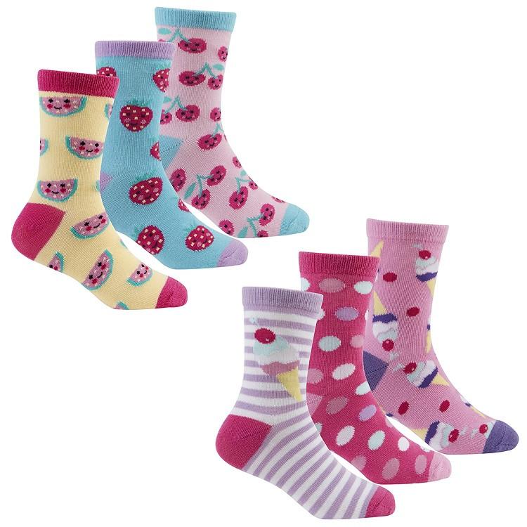 Girls 3 Pack Design Socks (43b401) - Kidswholesale.co.uk