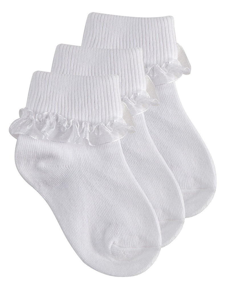 Baby Girl with White Lace Socks (44B485) - Kidswholesale.co.uk
