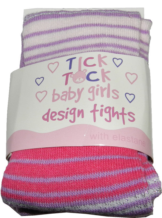 Baby Girls Lilac/Glitter Tights 