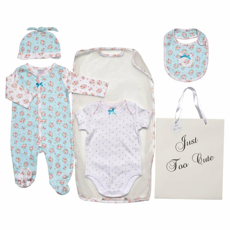 Girls 5pc Gift Set -Floral (0-6m) 45JTC9115