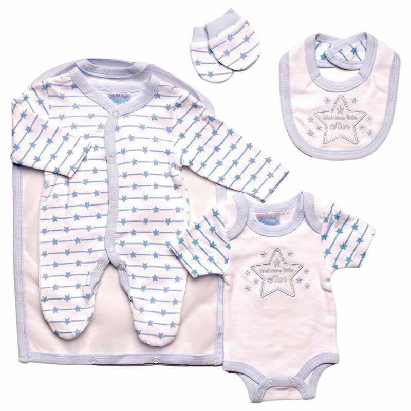 Premature Baby Boys/Girls 4 Pcs Set - Welcome Little Star (3-5 to 5-8Lbs) (PK12) 45JTC9735