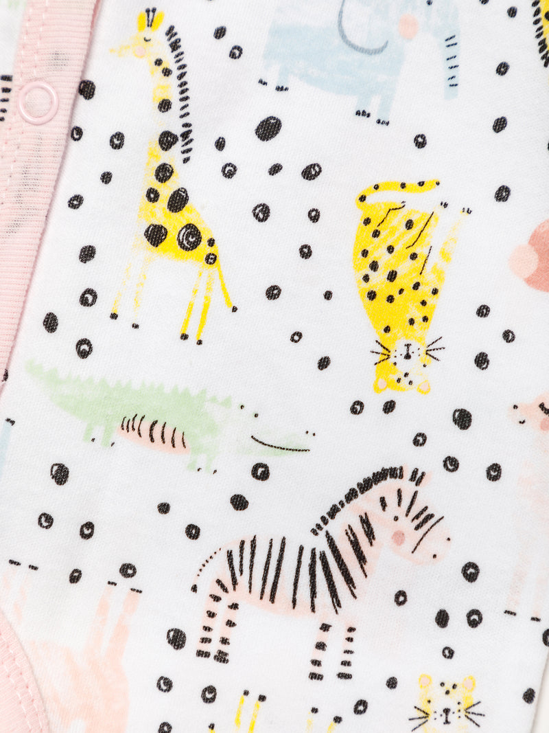 5pc Mesh Bag Gift Set - Animals (NB-6 Months) (PK4) B04284