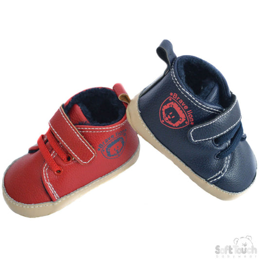 BOYS PU TRAINERS: (B2098)
