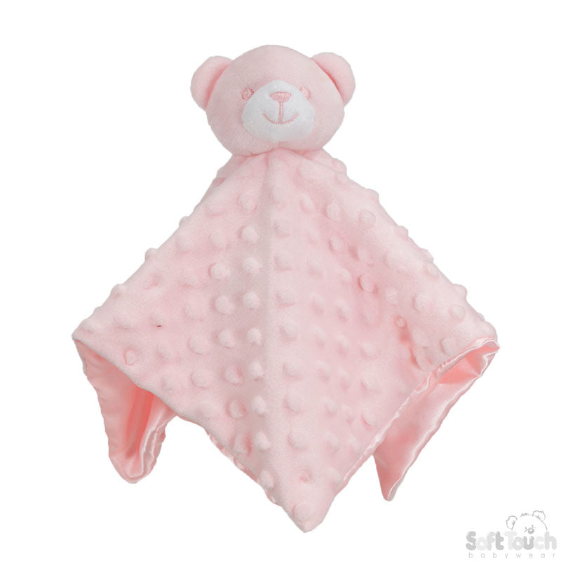 Pink Bubble Style Baby Bear Comforter: BC34-P