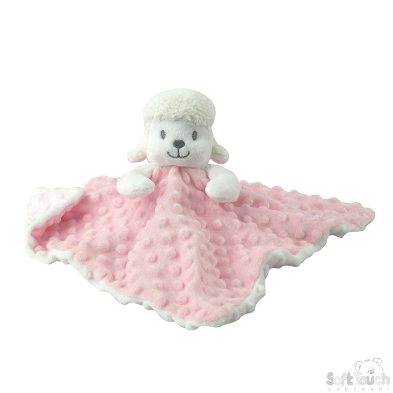 Pink/Blue Baby Lamb Comforter No. BC40