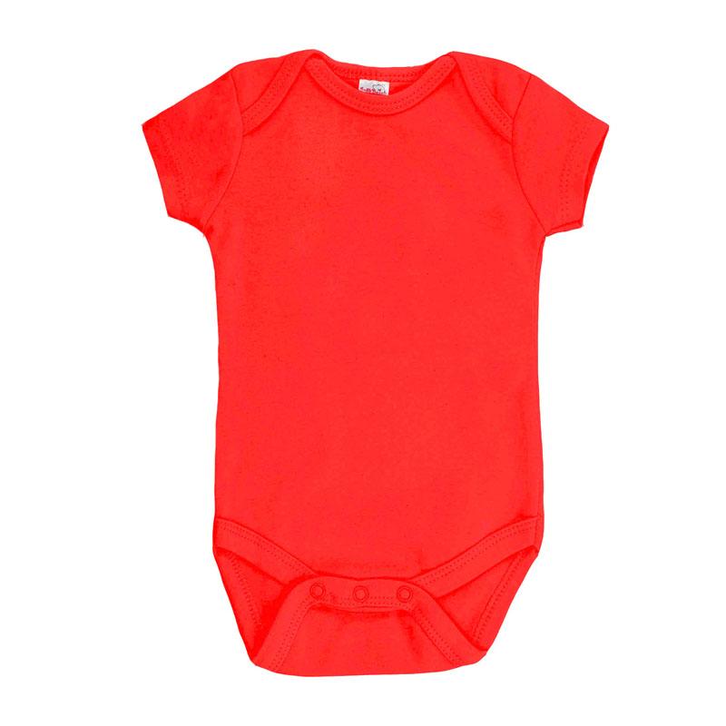 INFANTS BODYSUIT - RED (0-6 Months) BS4656-R - Kidswholesale.co.uk