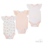 3 Pack Bodysuits Bunny (0-3 Months)-4CC203-BS