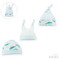 3 Pack baby Assorted Whale Hat (0-3 Months)-4CC204-H