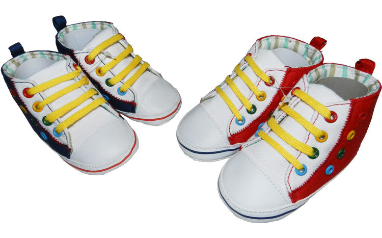 Boys Coloured Pull Up Shoes 