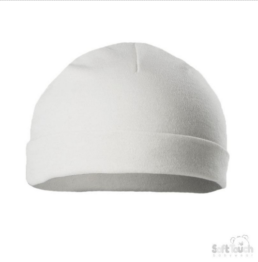Infants Plain White Hats No.H3-W