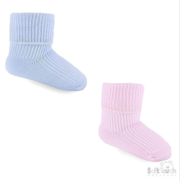 Pink/Blue 3/24 Mths Socks No. S58-PB-324