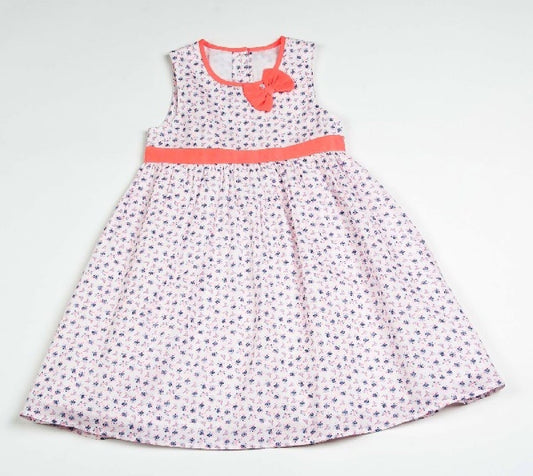 Girls White Dress 3-8 years (E5113) - Kidswholesale.co.uk