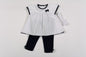 Baby Girls 3pc Legging Set - Sailor - 0-9M (G1258) - Kidswholesale.co.uk