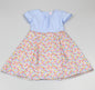 Girls All Over Print Chambray/Ditsy Dress (3-8 Years0)-GF5032