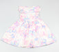 Girls All Over Print Butterflies Dress (3-8 Years0)-GF5109