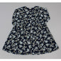 GIRLS VISCOSE PRINT LINED DRESS -NavyFloral (3-8 YEARS) (PK6) WF5911