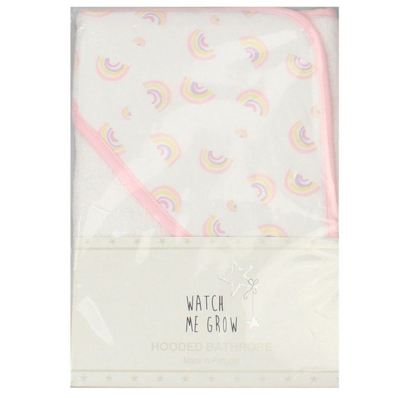 Baby Hooded Towel - Pink Rainbow (PK1) F12621