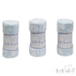 PRINTED BLUE BABY FLEECE WRAP (PK12) FBP10-B