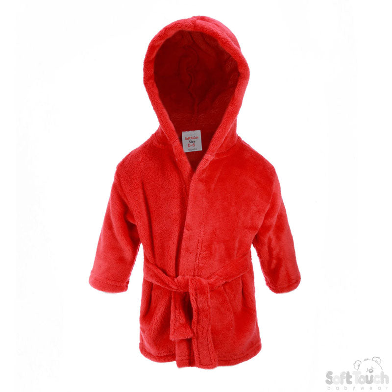 Infants Red Fleece Robe (12-18 Months) (PK4) FBR24-R-12-18