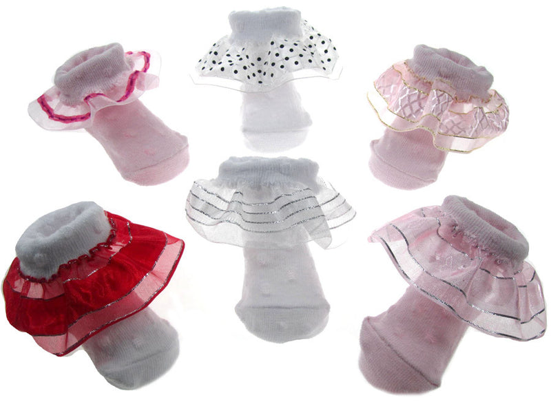 Infants Frill Gift Socks 