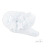 Spotty Tutu Lace Socks W/Spotty Bow  (6-18 Months) White GS216-W