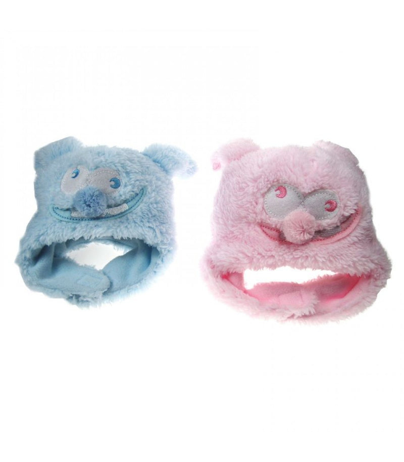 Plush Hat - Baby Pink/baby Blue