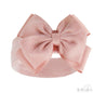 Girls Rose Headband W/Glitter Bow -HB92-RO