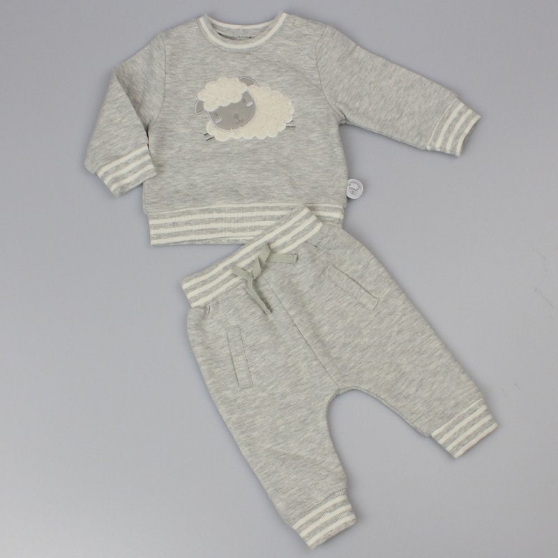 2pc Unisex Quilted Set - Sheep (PK6) (0-9m) F12411