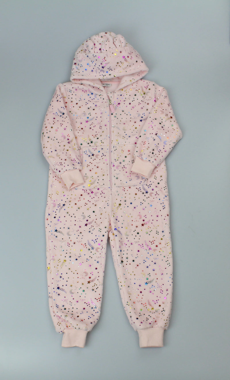 Girls Fleece Onesie - Sparkle (PK6) (2-6yrs) F42458