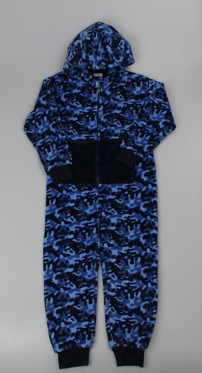 Boys Fleece Onesie Camo PK6 7 12yrs F62468