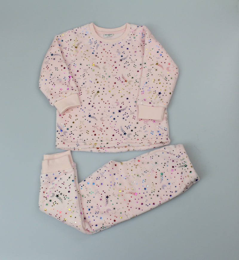 Girls Fleece Pyjama Set - Stars (PK6) (2-6yrs) F42457