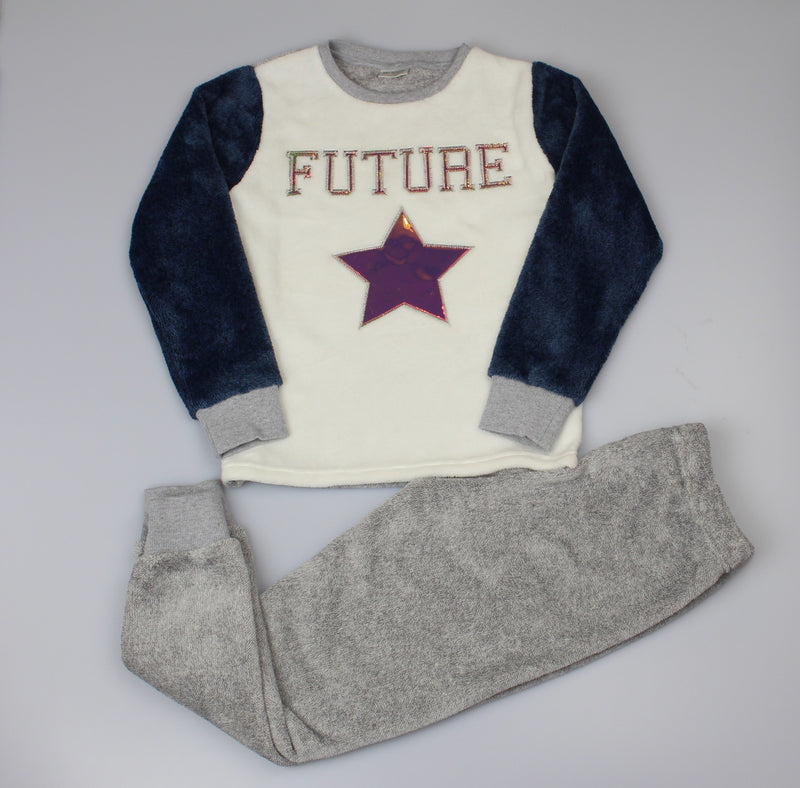 Boys Fleece Pyjama Set - Future (7-12yrs) (PK6) WF6823