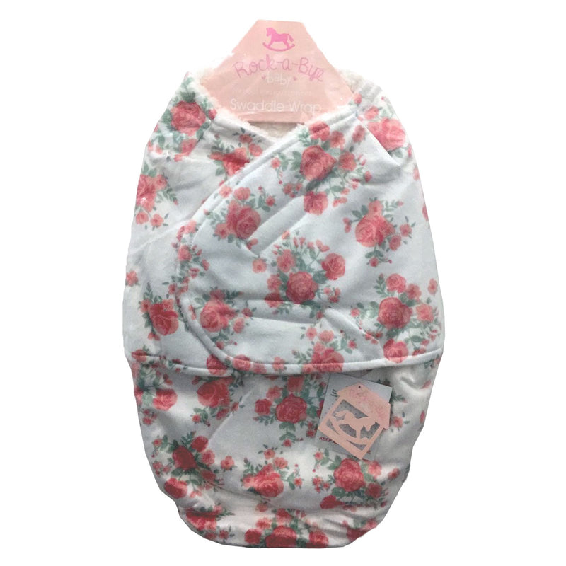 Baby Swaddle Bag - Roses - One size/0-3 Months - M14231 - Kidswholesale.co.uk