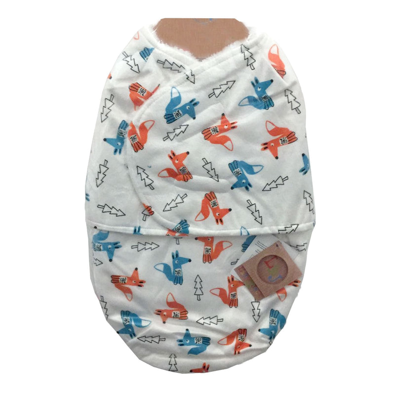 Baby Swaddle Bag - Foxes - One size/0-3 Months - M14232 - Kidswholesale.co.uk
