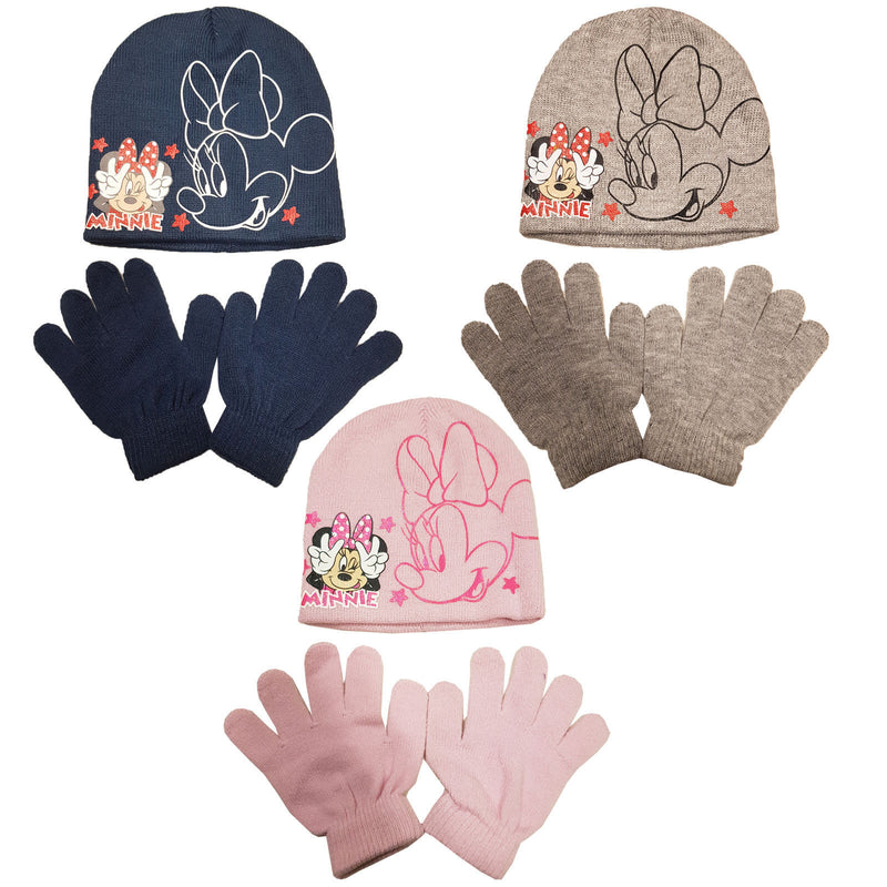 Official Minnie Mickey Hat and Glove Set -NH4325