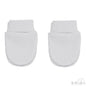 White Anti-Scratch Mittens No. P110-W -BP