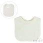 BABY CREAM VELCRO BIB (PK12) P4621-C