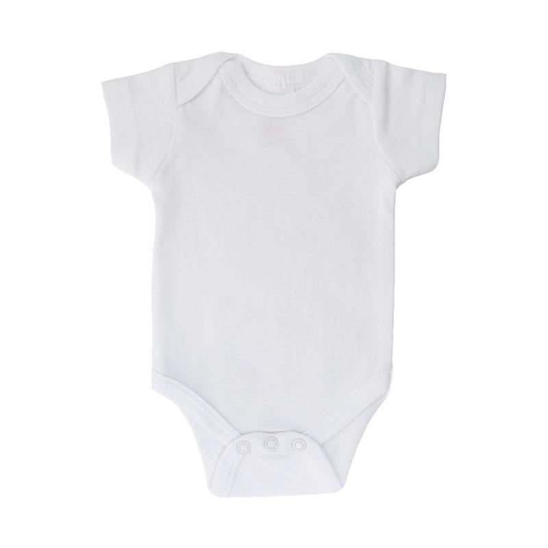 PREMATURE BABY BODYSUIT - WHITE (Tiny Baby: 3.5kg : 50-55cm) PR4650-W - Kidswholesale.co.uk